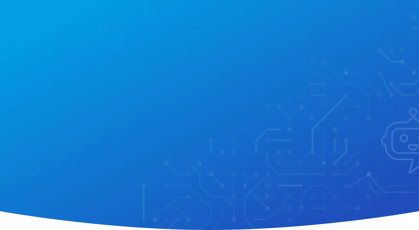 ChatGPT Integration Services Blue Background Image Desktop