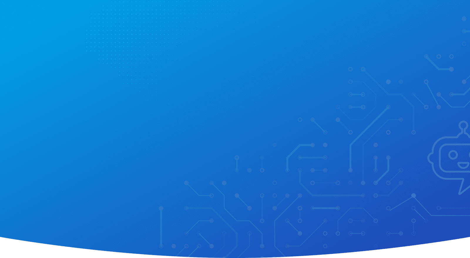 ChatGPT Integration Services Blue Background Image Desktop